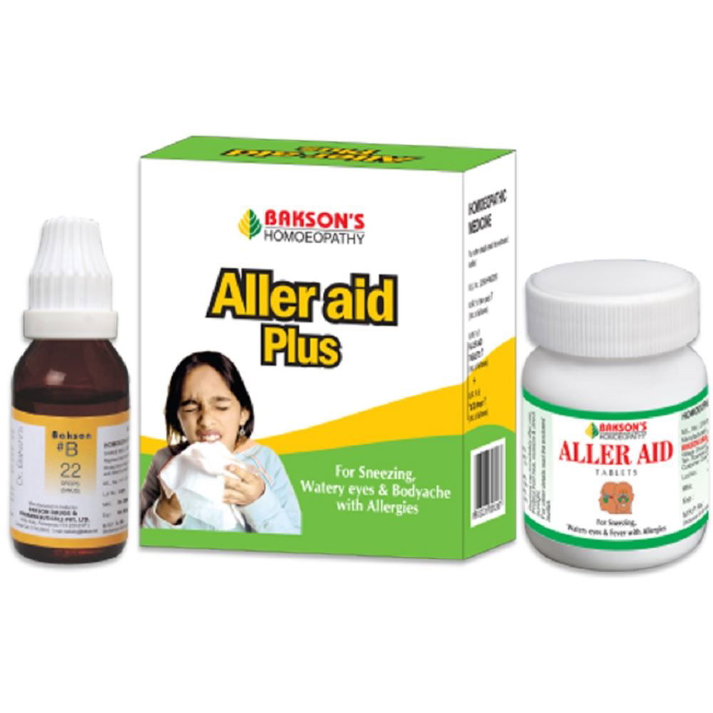 Bakson Aller Aid Plus (Twin Pack) (1Pack) - Golden-Patel Son