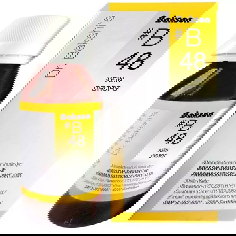 Bakson B48 Vein Drops (30ml) - Golden-Patel Son