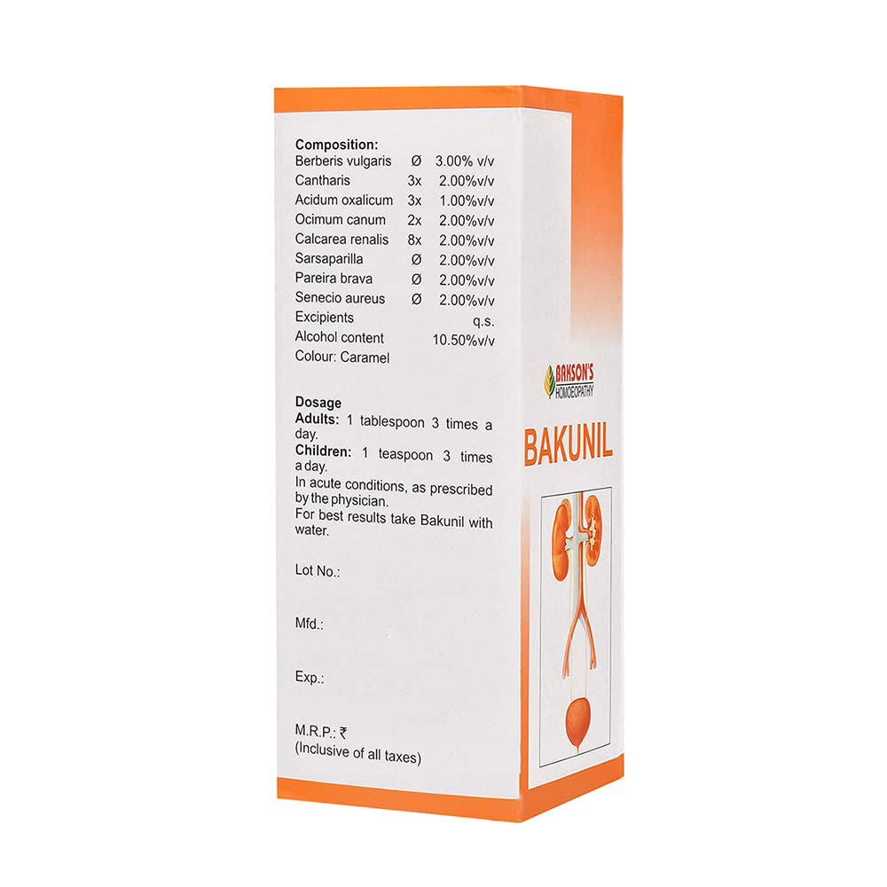 Bakson Bakunil Syrup (450ml) - Golden-Patel Son