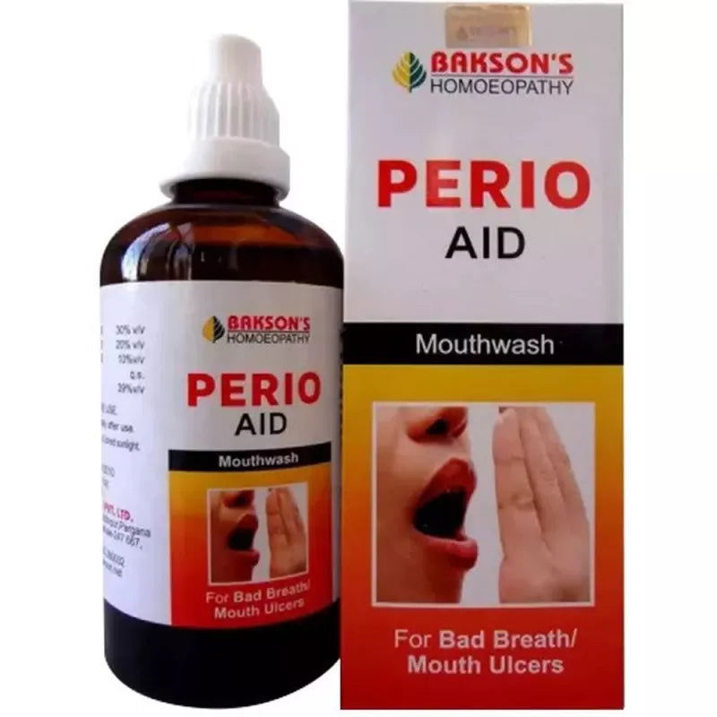Bakson Perio Aid (Mouth Wash) (100ml) - Golden-Patel Son