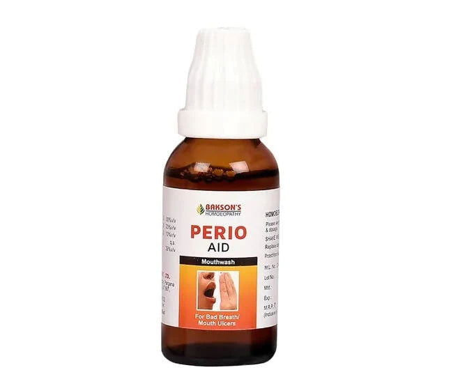 Bakson Perio Aid (Mouth Wash) (100ml) - Golden-Patel Son