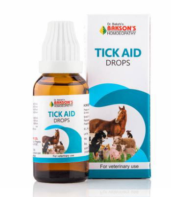 Bakson Tick Aid Drops for Pets - Natural Relief from Fleas, Ticks, and Lice - Golden-Patel Son