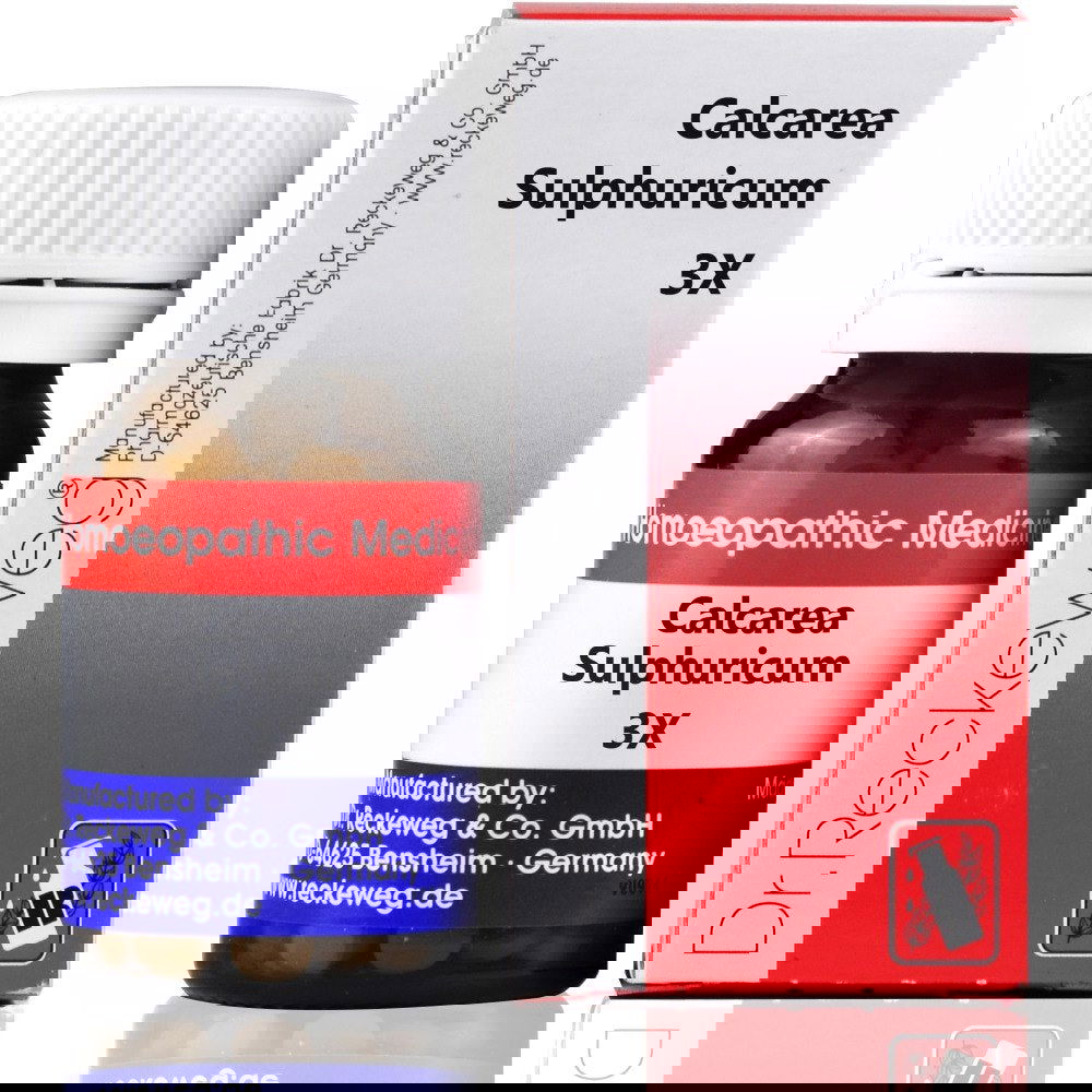 Dr. Reckeweg Calcarea Sulphuricum 3X (20g) - Golden-Patel Son