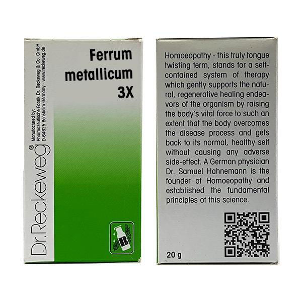 Dr. Reckeweg Ferrum Metallicum 3X (20g) - Golden-Patel Son