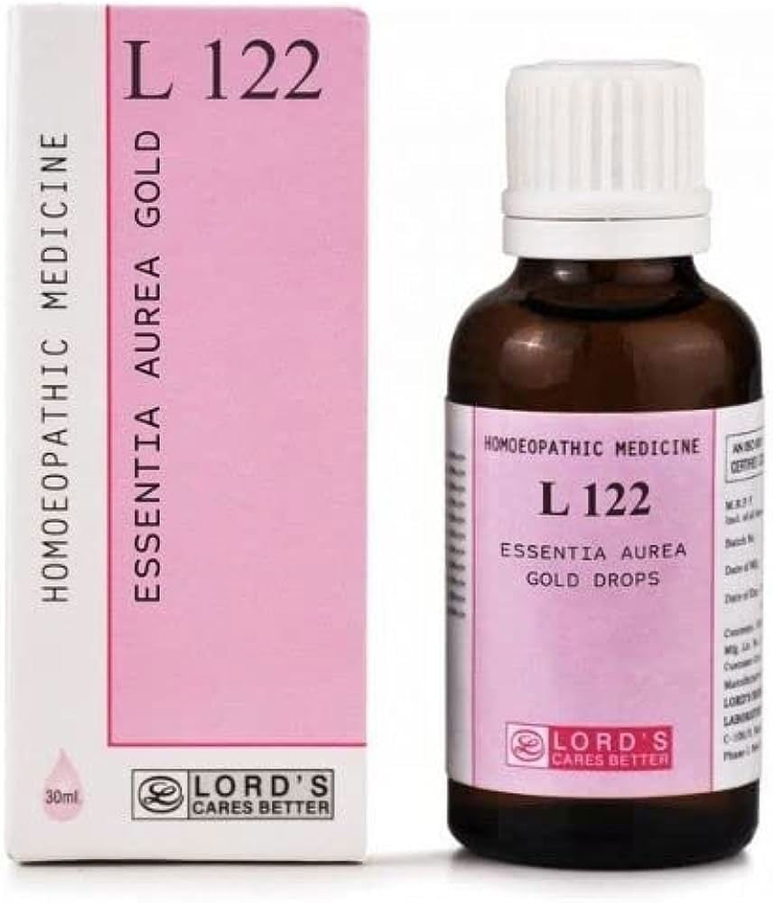 Lords L 122 Essentia Aurea Gold Drops (30ml) - Golden-Patel Son