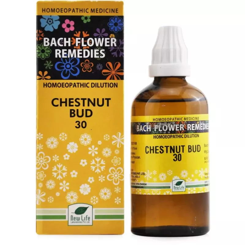 New Life Bach Flower Chestnut Bud (100ml) - Golden-Patel Son
