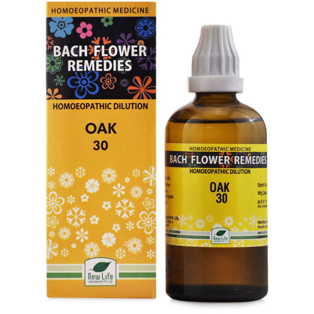 New Life Bach Flower Oak (100ml) - Golden-Patel Son
