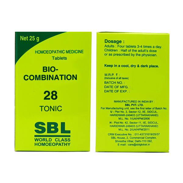SBL Bio Combination 28 (25g) - Golden-Patel Son