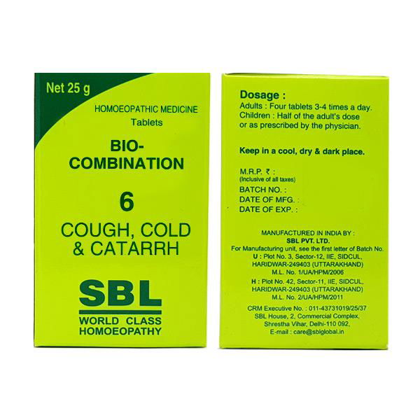 SBL Bio Combination 6 (25g) - Golden-Patel Son