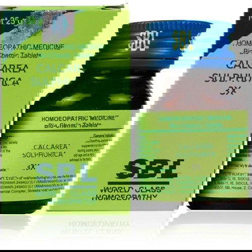 SBL Calcarea Sulphuricum 3X (25g) - Golden-Patel Son