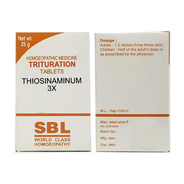 SBL Thiosinaminum 3X (25g) - Golden-Patel Son