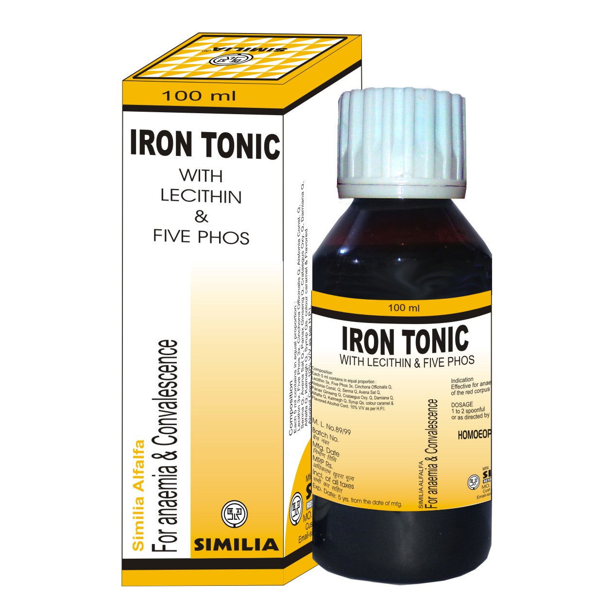 Similia Iron Tonic (100 ml) - Golden-Patel Son