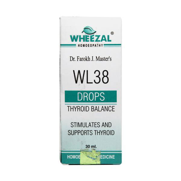Wheezal WL-38 Thyroid Balance Drops (30ml) - Golden-Patel Son