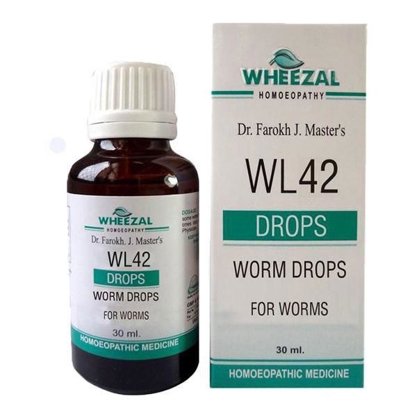 Wheezal WL-42 Worms Drops (30ml) - Golden-Patel Son