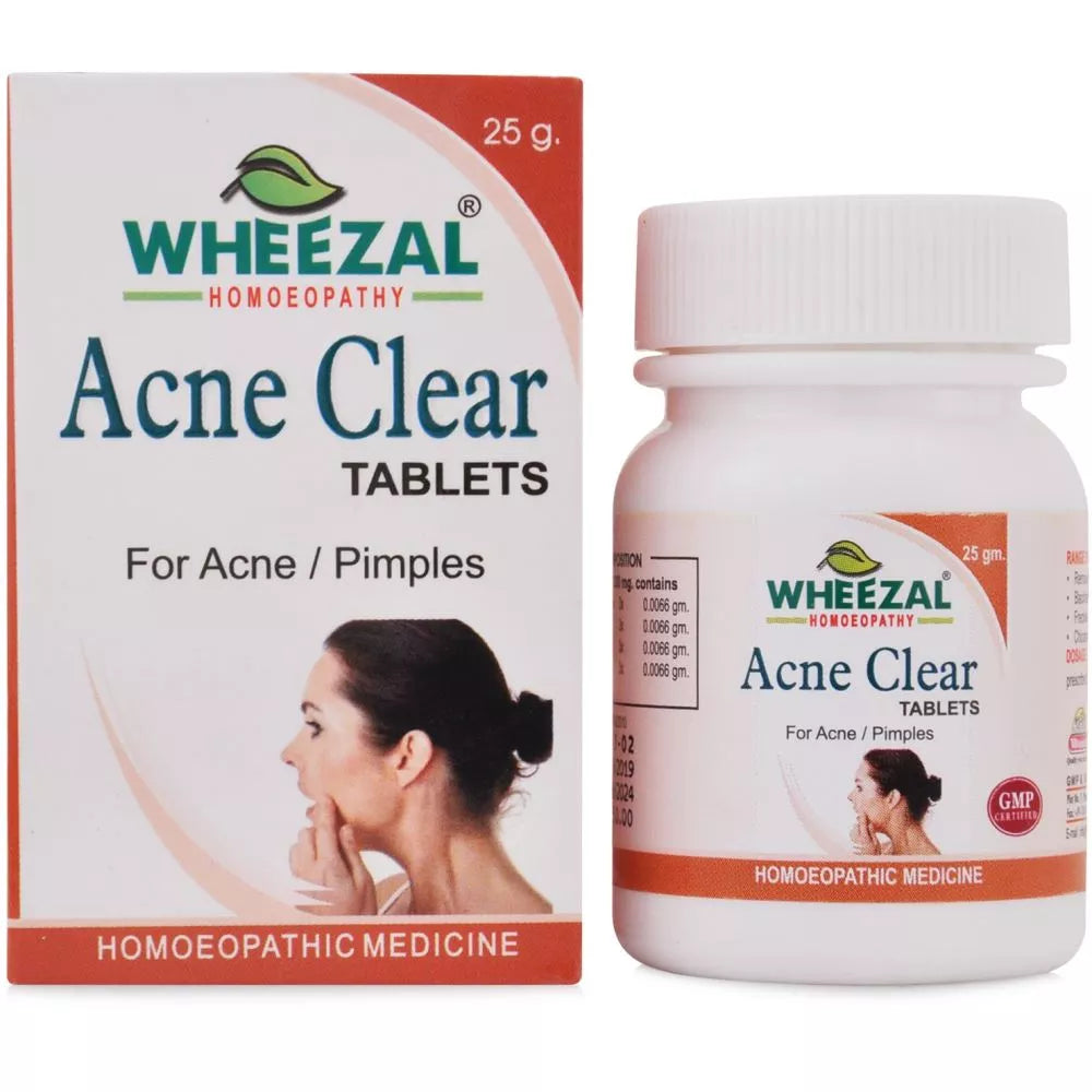 Wheezal Acne Clear Tablets (25g)