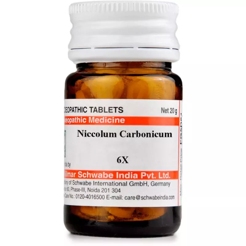 Willmar Schwabe India Niccolum Carbonicum 6X (20g)