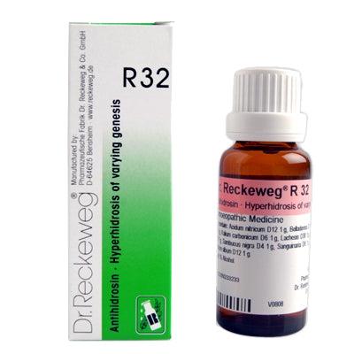 Dr. Reckeweg R32 Excessive Perspiration Drop (22ml) Golden-Patel & Son