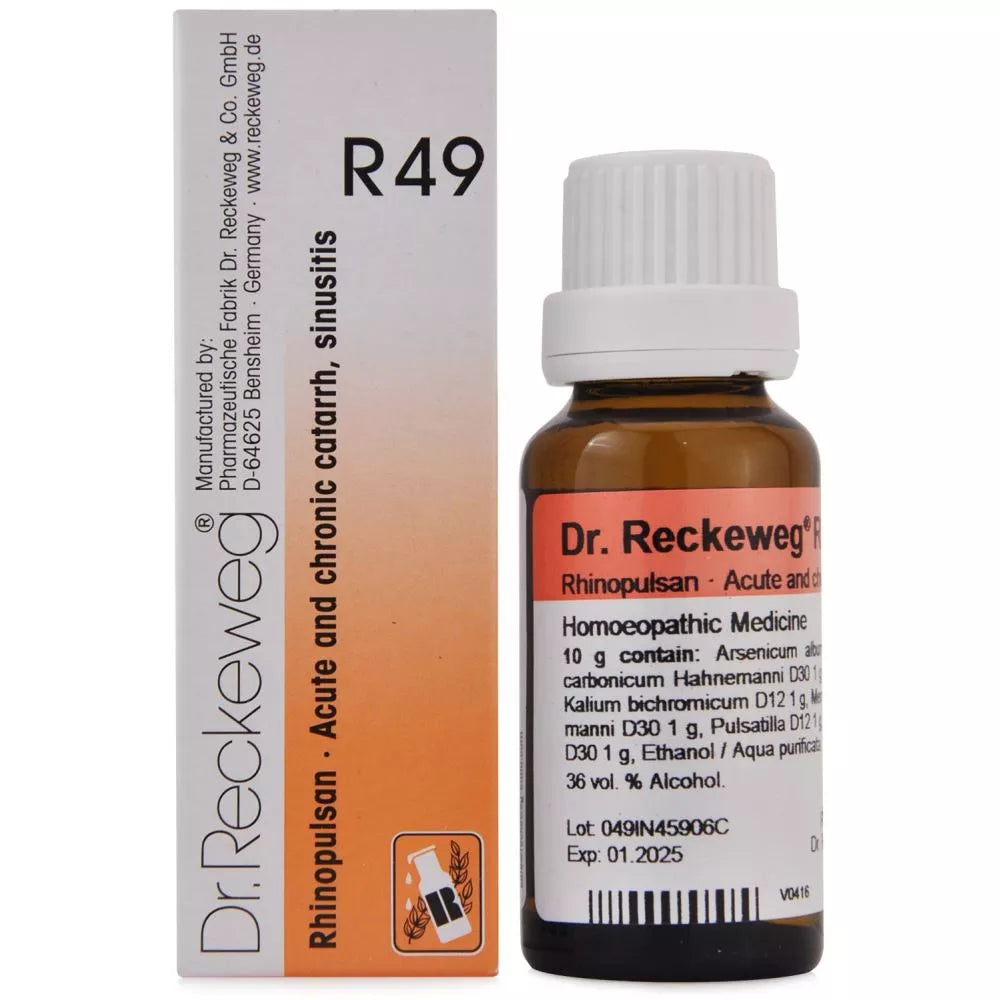 Dr. Reckeweg R49 (Rhinopulsan) (22ml) Golden-Patel & Son