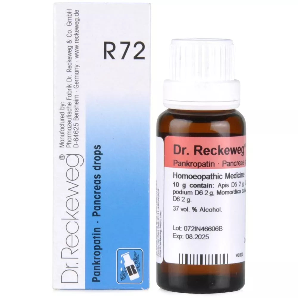 Dr. Reckeweg R72 Pancreas Drop (22ml) Golden-Patel & Son