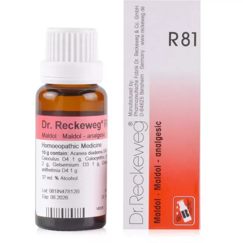 Dr. Reckeweg R81 (Maldol) (22ml) Golden-Patel & Son