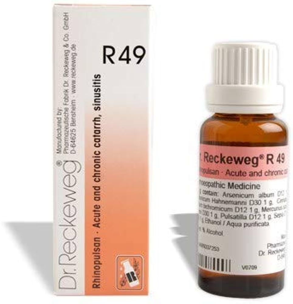 Dr. Reckeweg R49 Sinus Drop (22ml) Golden-Patel & Son