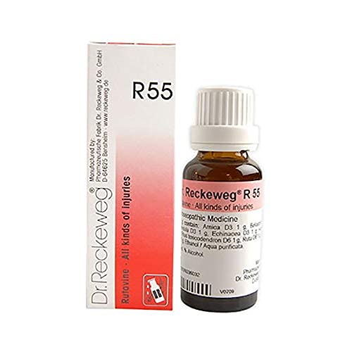 Dr. Reckeweg R55 All Kinds Of Injuries Drop (22ml) Golden-Patel & Son