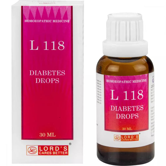 Lords L 118 Diabetes Drops (30ml)