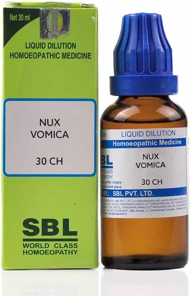 SBL Nux Vomica 30 CH (30ml)