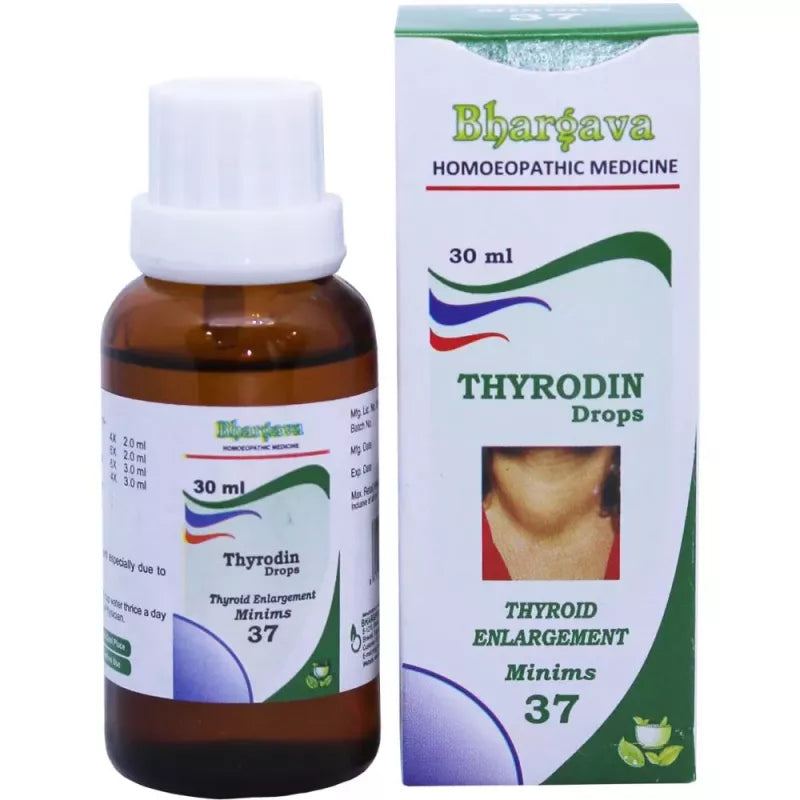 Dr. Bhargava Thyrodin Drops(Minims 37) (30ml) Golden-Patel & Son