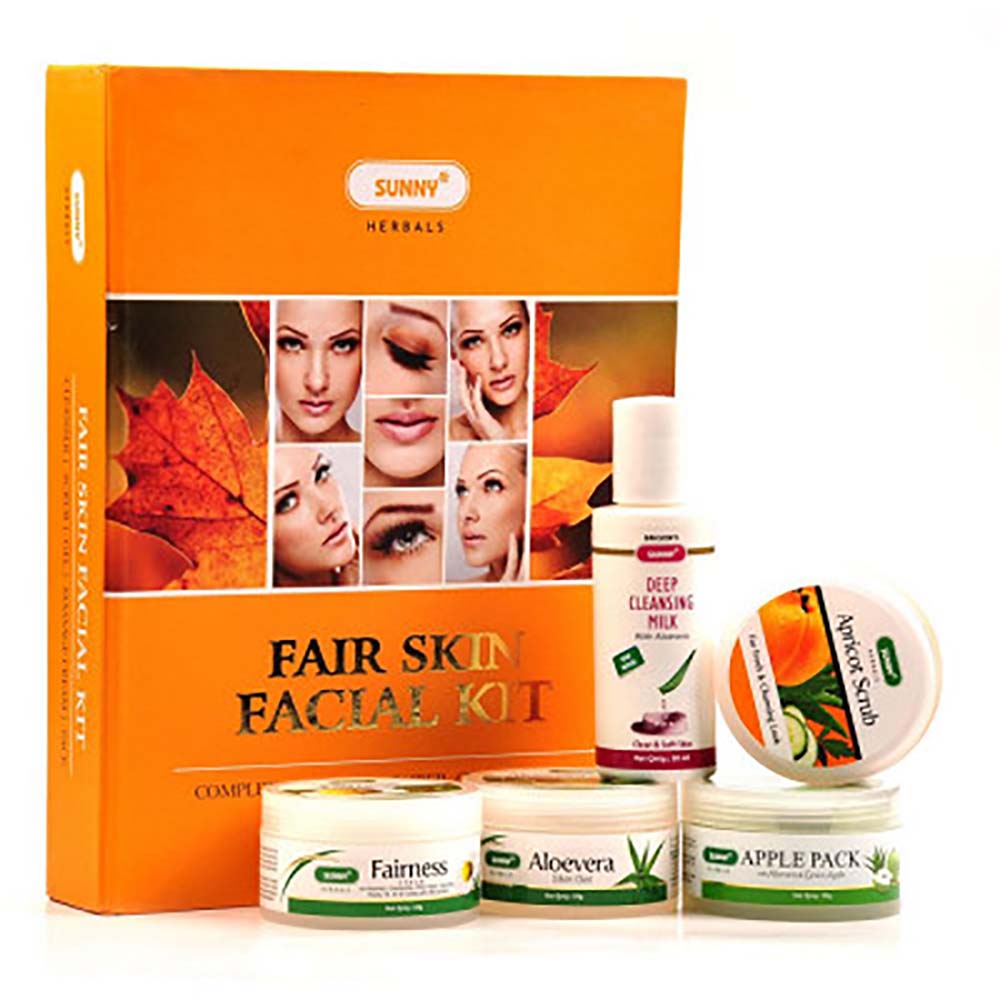 Bakson Sunny Fair Skin Facial Kit (1Pack) Golden-Patel & Son