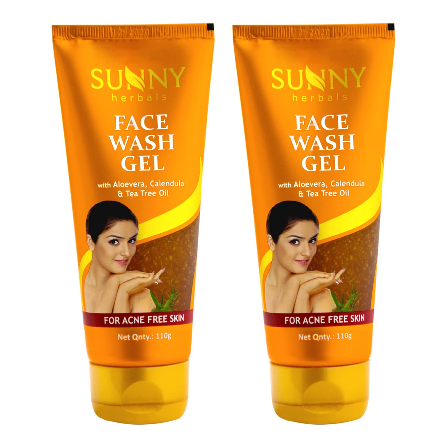 Bakson Sunny Face Wash with Tea Tree Oil (100g) Golden-Patel & Son