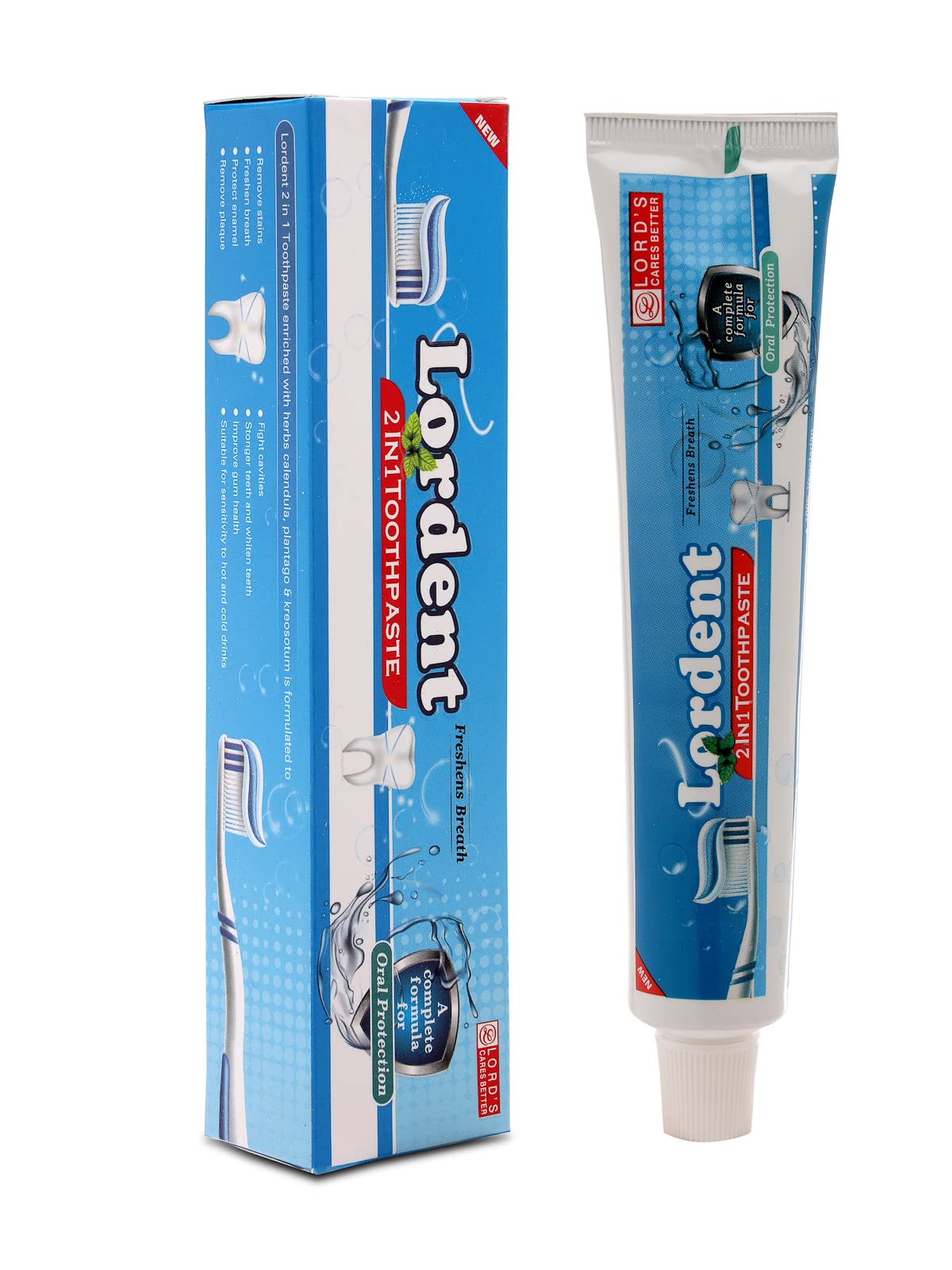 Lords Lordent 2 In 1 Toothpaste (100g)