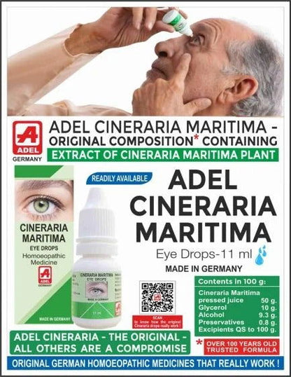 Adel 42 Cineraria Maritima Eye Drop - [Pack of 2] - Golden-Patel Son