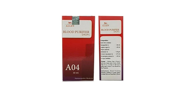 Allen A04 Blood Purifier Drop 30ml - Golden-Patel Son