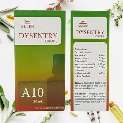 Allen A10 Dysentry Drop 30ml - Golden-Patel Son