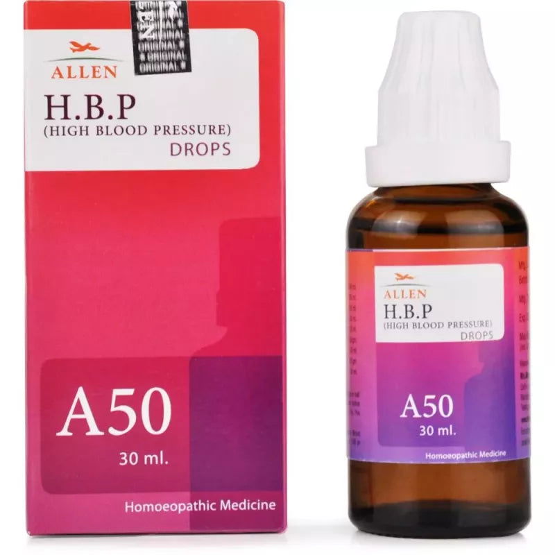Allen A50 High Blood Pressure (HBP) Drops (30ml) - Golden-Patel Son