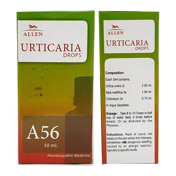 Allen A56 Urticaria Drops (30ml) -Pack of 2 - Golden-Patel Son