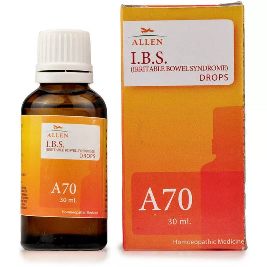 Allen A70 Irritable Bowel Syndrome (IBS) Drops (30ml) -Pack of 2 - Golden-Patel Son