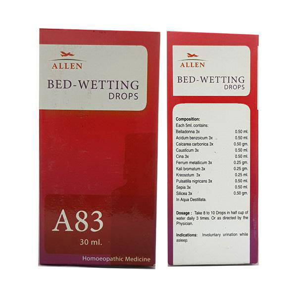 Allen A83 Bed-Wetting Drops (30ml) -pack of 2 - Golden-Patel Son