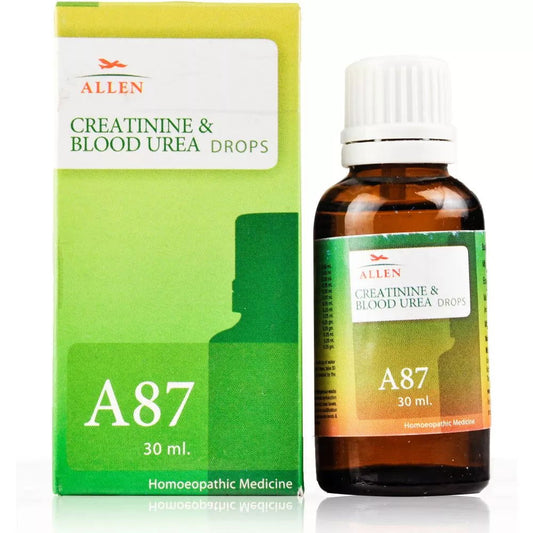 Allen A87 Creatinine and Blood Urea Drops (30ml) -Pack of 2 - Golden-Patel Son