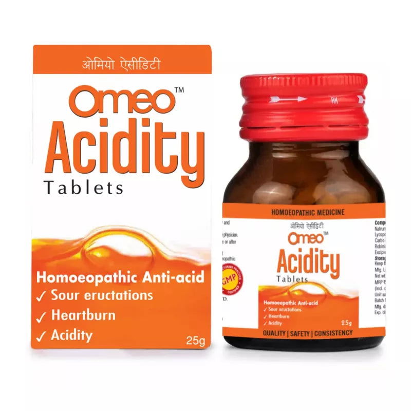 B Jain Omeo Acidity Tablets (25g) -Pack of 2 - Golden-Patel Son