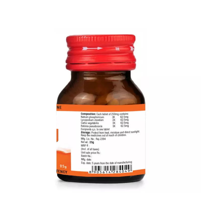 B Jain Omeo Acidity Tablets (25g) -Pack of 2 - Golden-Patel Son