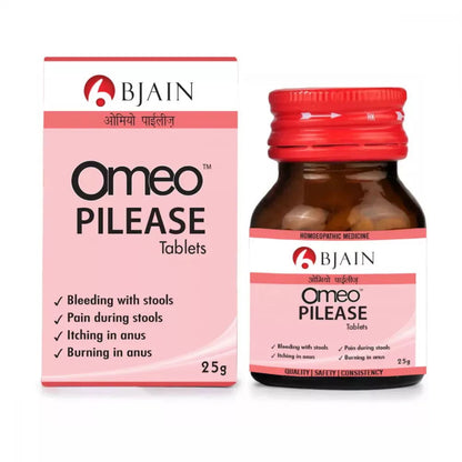 B Jain Omeo Pilease Tablets (25g) - Golden-Patel Son
