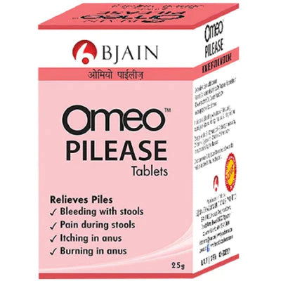 B Jain Omeo Pilease Tablets (25g) - Golden-Patel Son