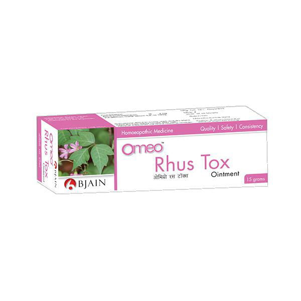 B Jain Omeo Rhus Tox Ointment (15g) - Golden-Patel Son