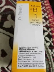 Bakson B1 Influenza and Fever Drops (30ml) - Golden-Patel Son