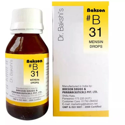 Bakson B31 Mensin Drops (30ml) - Golden-Patel Son