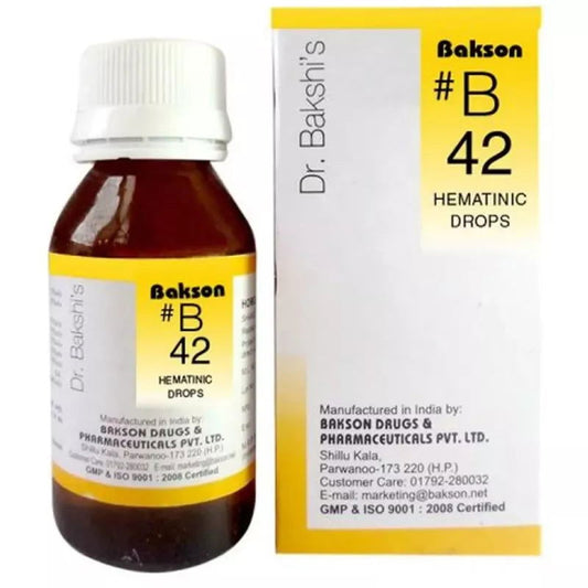 Bakson B42 Hematinic Drops (30ml) - Golden-Patel Son