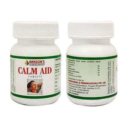 Bakson Calm Aid Tablets (75tab) - Golden-Patel Son