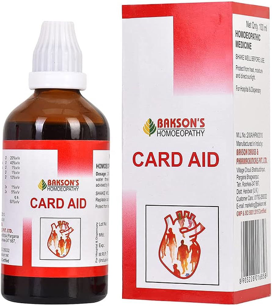 Bakson Card Aid Drops (100ml) - Golden-Patel Son